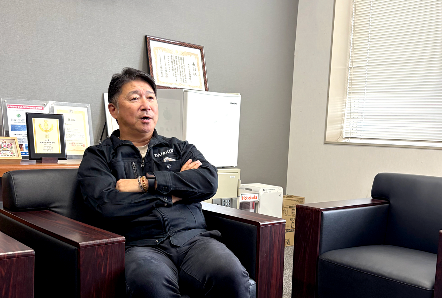 株式会社大真運輸　高橋社長